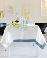 Multi-Color Border Tablecloth