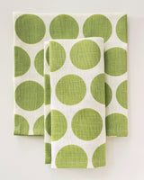 Dot Napkins in Leaf - Set of 2