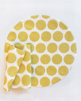 Dot Placemat in Lemon