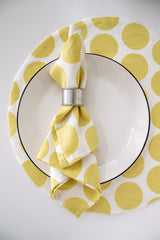 Dot Placemat in Lemon