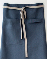 Bistro Apron - Slate-Blue