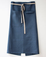 Bistro Apron - Slate-Blue