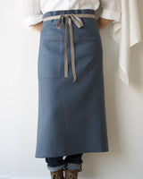 Bistro Apron - Slate-Blue