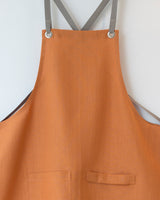 Crossback Linen Apron - Copper