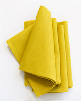 Linen Napkins in Citrine - Set of 4