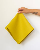 Linen Napkins in Citrine - Set of 4