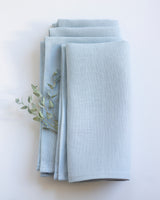 Linen Napkins in Sky - Set of 4