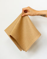 Linen Napkins in Wheat - Set of 4