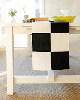 Linen Checkerboard Runner