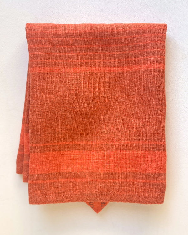 Bistro Stripe Towel - Fire