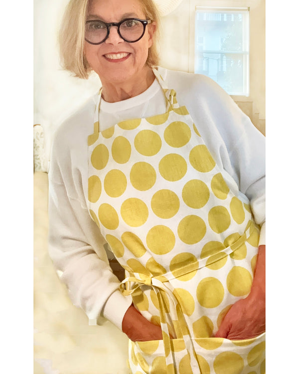 The Dot Linen Apron