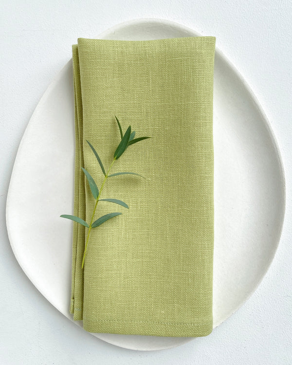 Linen Napkins in Fern - Set of 4