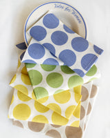 Dot Napkins in Leaf - Set of 2