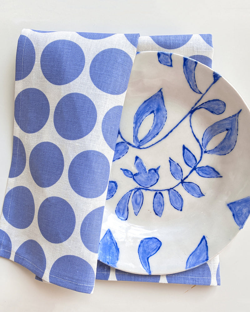 Birdie Blue Plate Gift Set