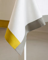 Multi-Color Border Tablecloth