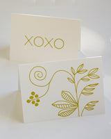 Letterpress Gift + Note Cards, Set of 6