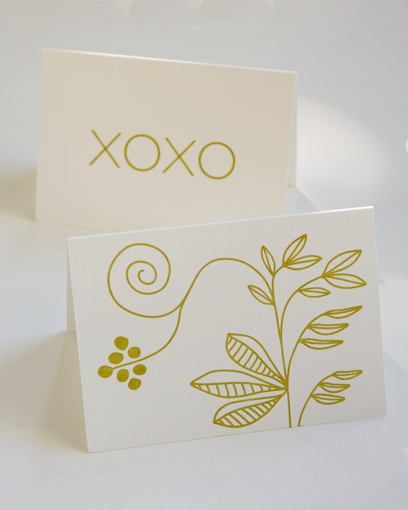 Letterpress Gift + Note Cards, Set of 6