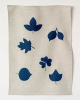 Flori Tea Towel in French Blue