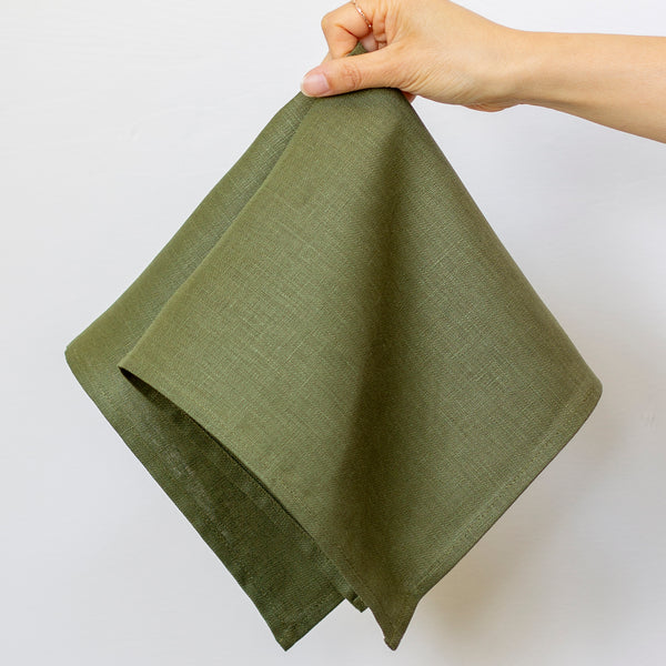 Linen Napkins, Oyster - Made in San Francisco – Studiopatro