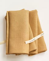 Linen Napkins in Wheat - Set of 4