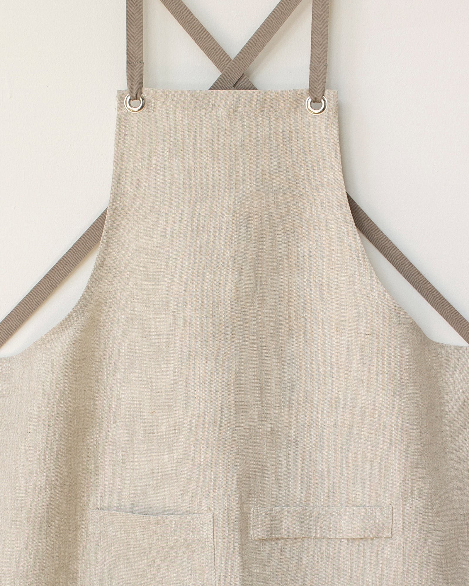 Adjustable cheapest Linen Apron - Oatmeal