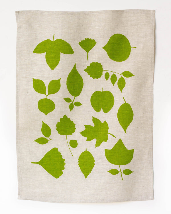 Terra Tea Towel in Basil