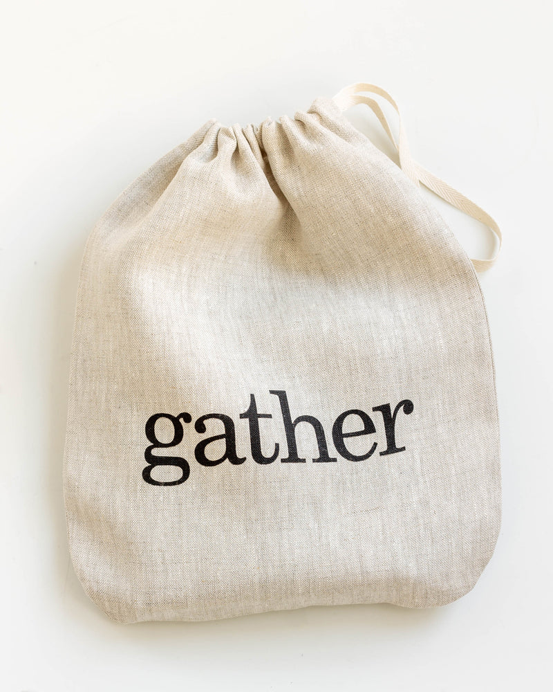 Linen Gather Bag