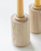 White Ash Taper Candleholder